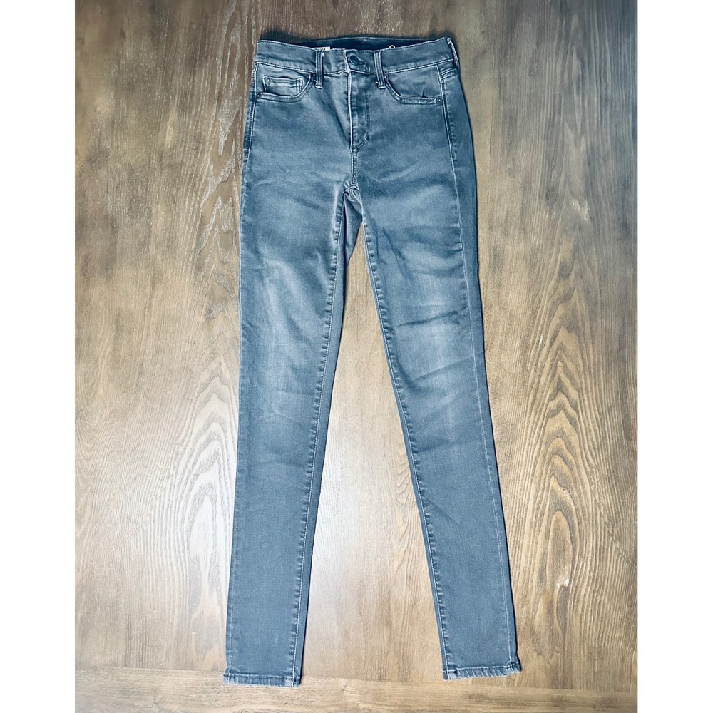 Gap 1969 Precision True Skinny Women's Jeans Ash Grey Size 26 Long‎